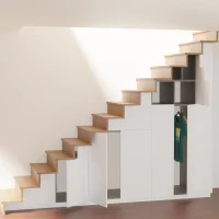 visuel 3D meuble escalier, 78 département des Yvelines