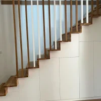 escalier - meuble en valchromat, chêne, finition laquée, 78 département des Yvelines